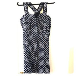 Kendall & Kylie eyelet button-down mini dress (L)